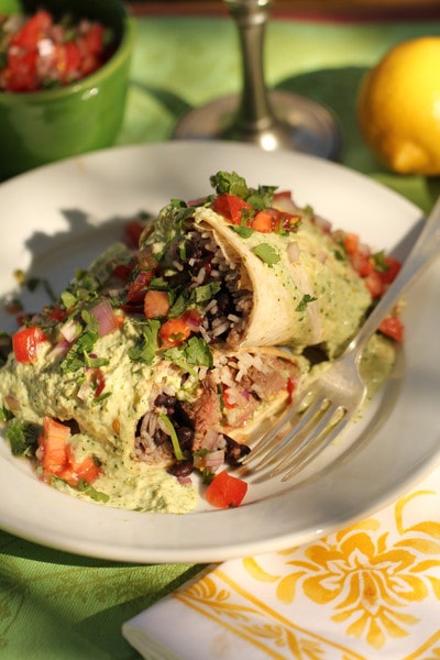 Venison Burrito Supreme