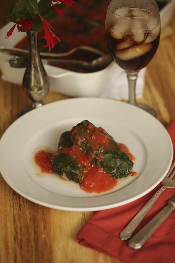 Venison Stuffed Cabbage Rolls