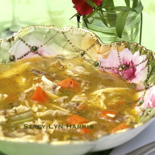 Chicken Soup with homemade chicken stock recipe by stacy lyn harris