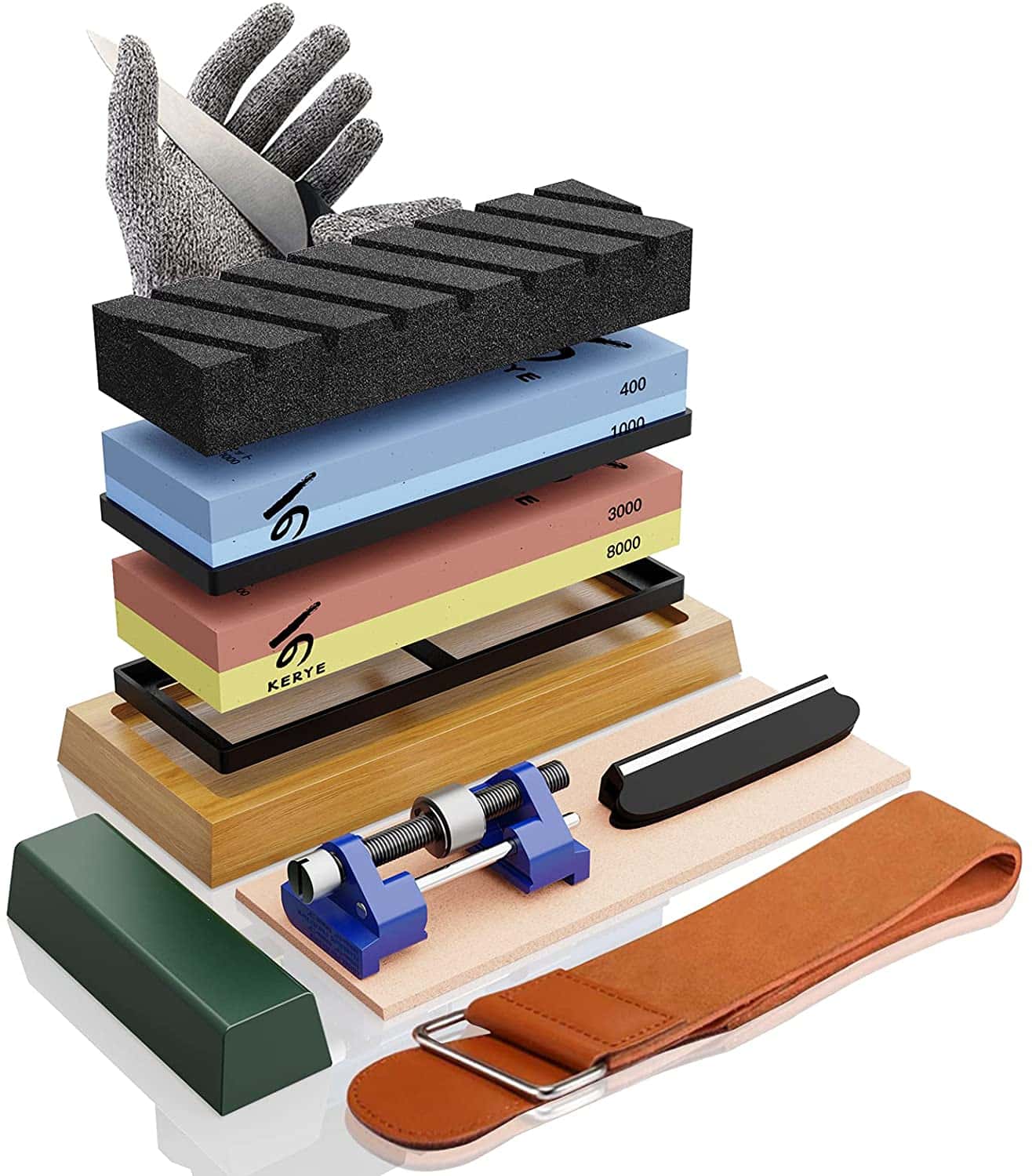 sharpening stone set for professional knife care