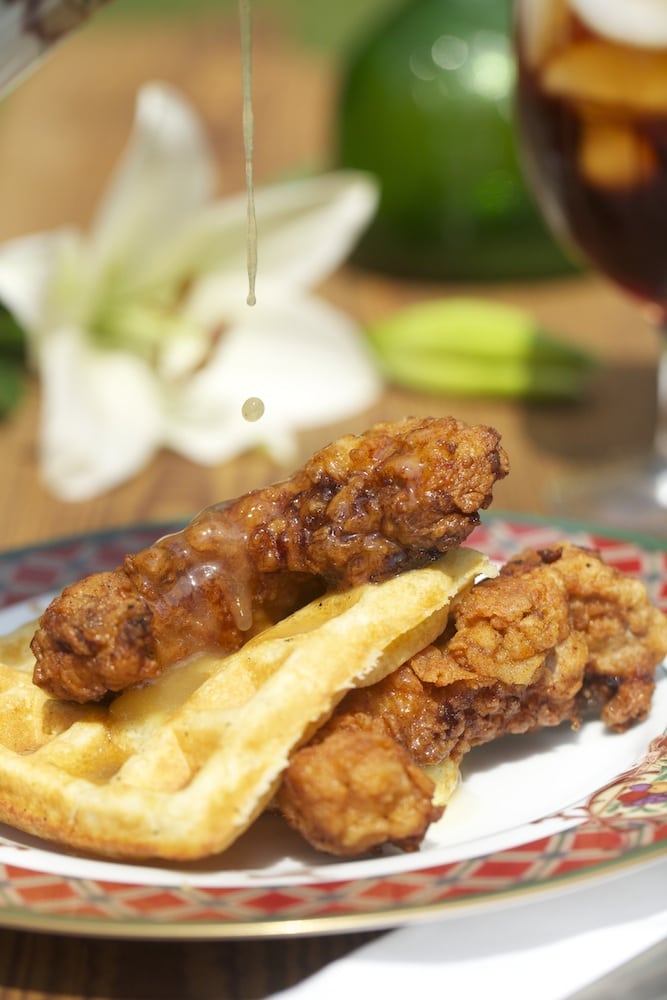 Stacy Harris' Fried Rabbit with Waffles