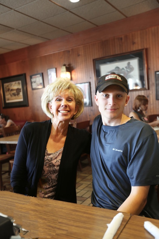 Grandmamma & Hunter at Big Bob Gibson's BBQ