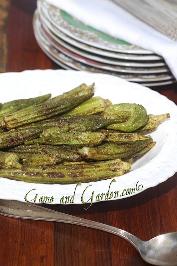 Oven Roasted Okra