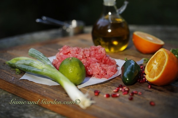Image for Tuna Tartare with Pomegranates - No Cooking Necessary!
