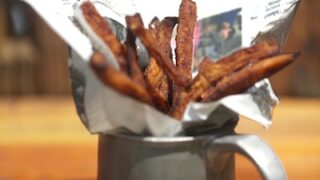 Image for Healthier Crispier "Baked" Sweet Potato Fries