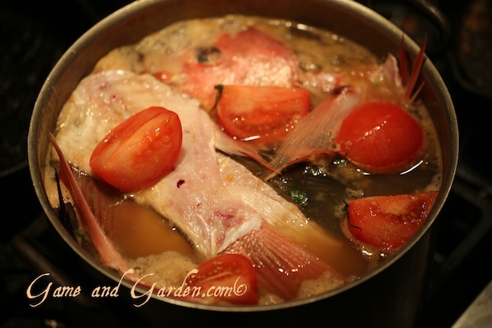 This stock is almost ready to be strained!! Yummy!