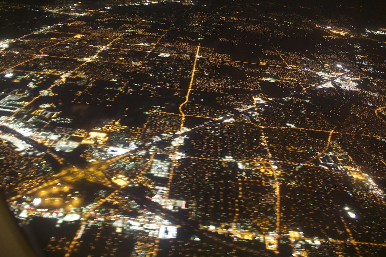 The lights never seem to end in Dallas!