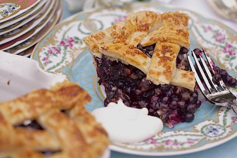 Southern Wild Blueberry Pie…Yummmm
