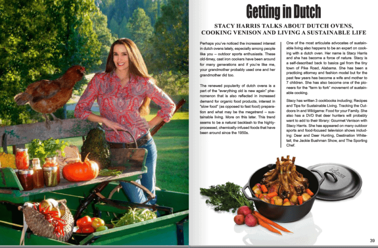 Feature Story in The Outpost Magazine- Dutch Oven Cooking