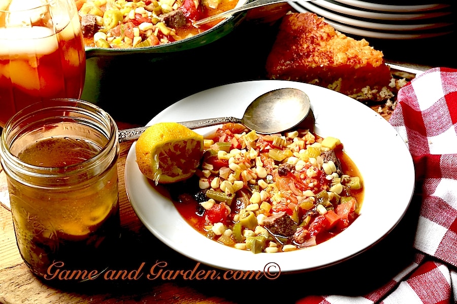 Stacy's Southern Okra Succotash is one of my favorite okra recipes inspired by Granny's fresh organic kitchen.
