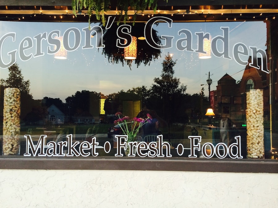 Gerson's Garden's is a quant restaurant using all local ingredients mostly from their own garden. 