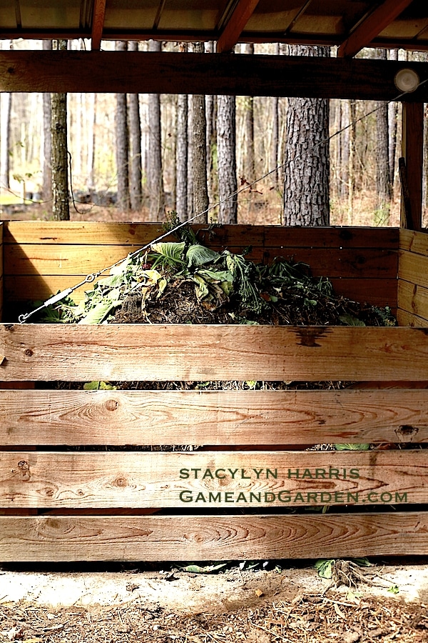 All you need to compost is a receptacle, brown matter, green matter, air, and water!! 