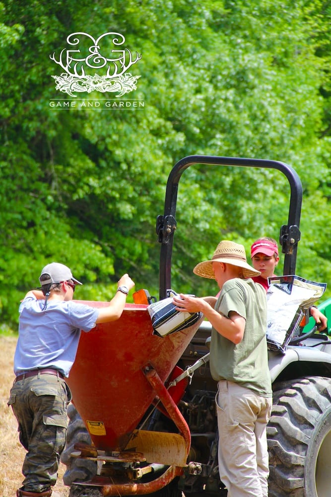 Our family puts on the calendar a major planting weekend for our gardens and a food plot planting weekend for our fields.