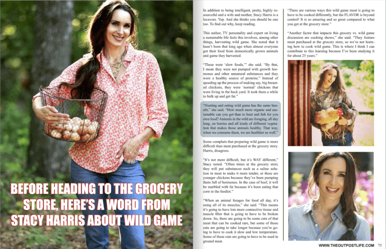 Stacy Lyn Harris - Feature Outpost Magazine - Lovacover/Sustainable Living Expert