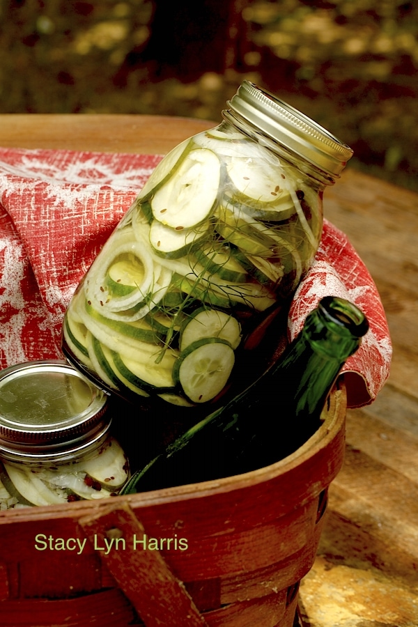 Refrigerator Dill Pickles are one of my favorite summer treats, not to mention a great way to use the cucumbers that I'm harvesting in abundance from the garden!