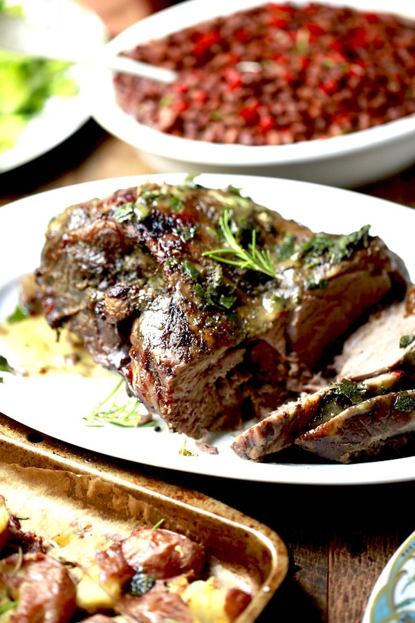 Lamb is one of the most succulent, nutritious meats you can put on your table. It pairs perfectly with roasted smashed red potatoes , salad, asparagus, and crusty bread!