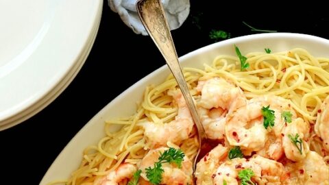 Garlicky Shrimp Scampi has very few ingredients so every ingredient needs to be as impressive as possible.