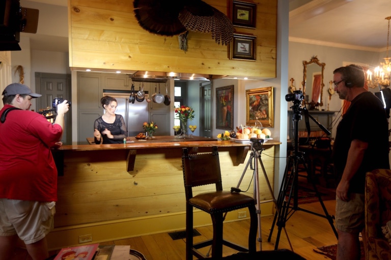 Filming on the fly with Scott Leysath for The Sporting Chef TV Show! Great times!