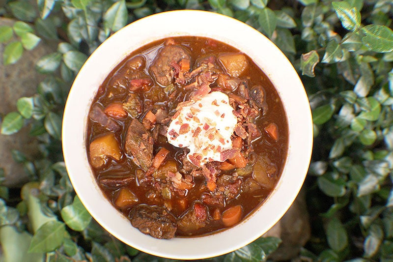 Dutch Oven Venison and Pumpkin Stew Recipe