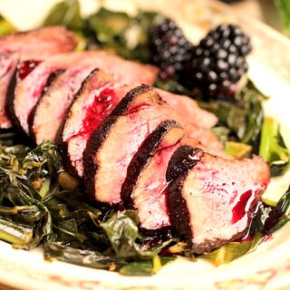 chili cocoa crusted venison loin - perfect for Valentine's Day dinner
