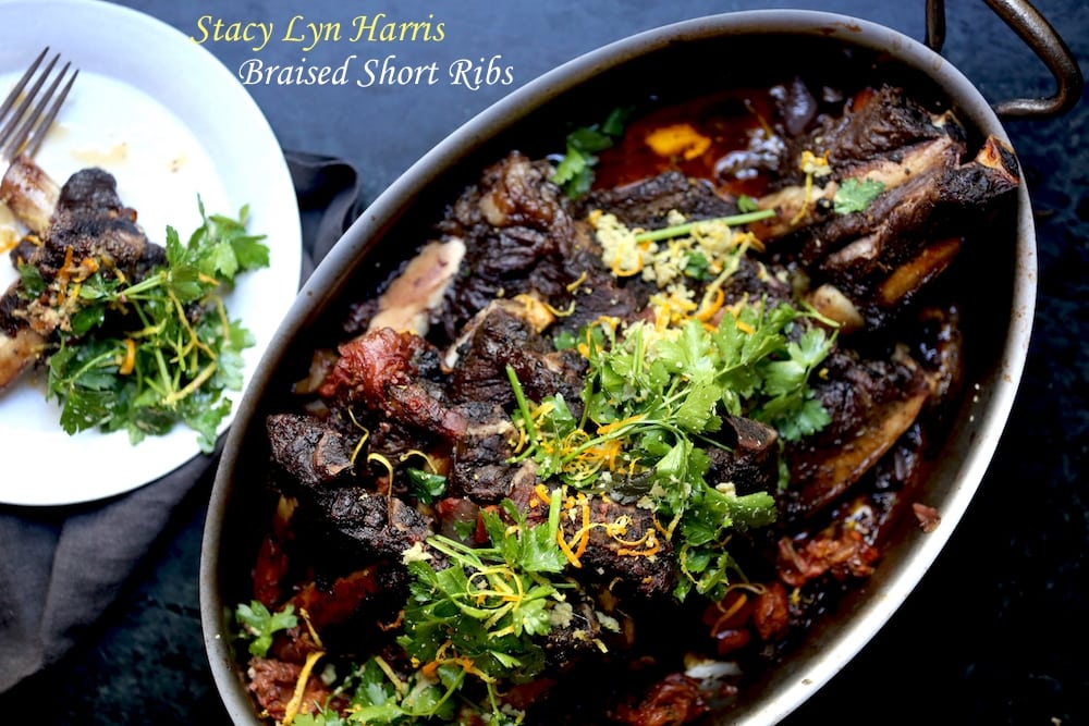Braised Short Ribs with Ginger Gremolata