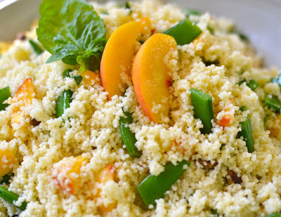 Fresh Peach and Couscous
