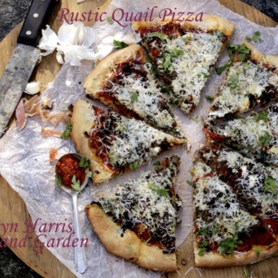 Rustic Quail Pizza