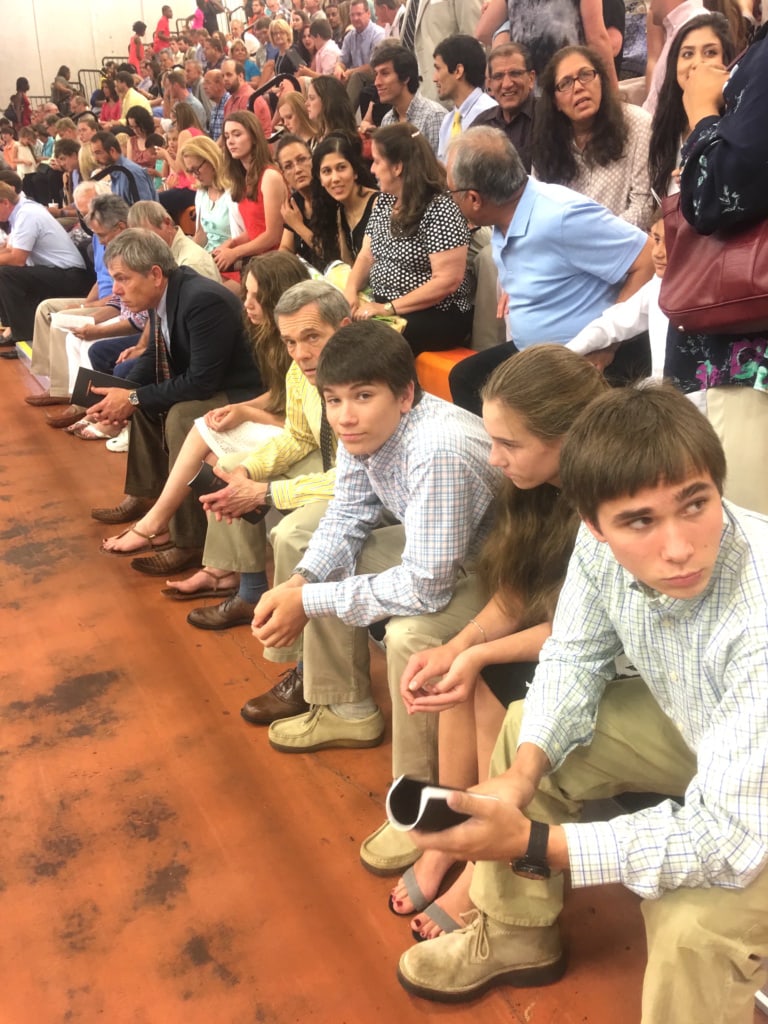 Look at the men in the picture: like grandfather, like father, like son! As we wait Forrest’s graduation — FUN TIMES!