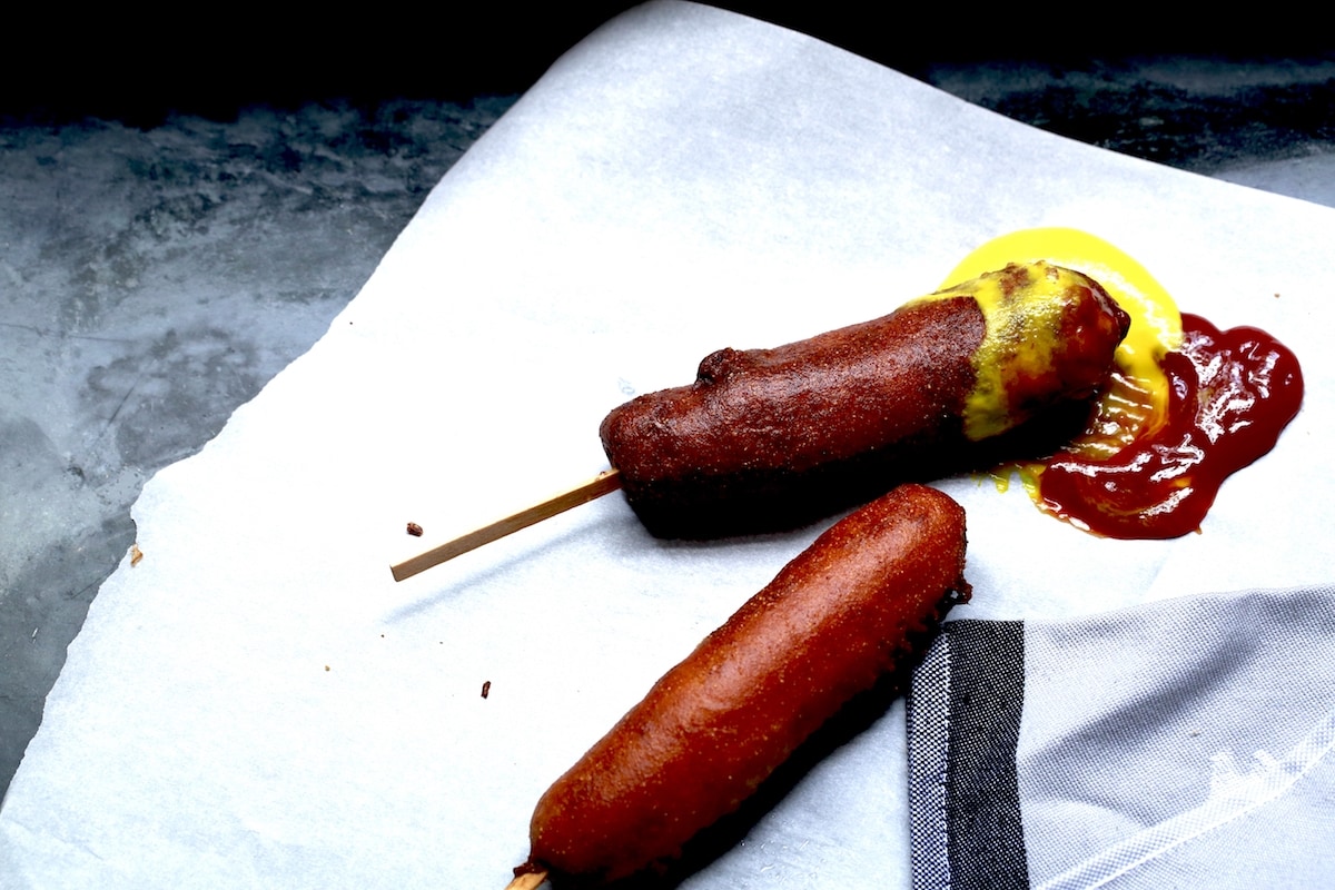 Venison Corn Dogs! Comfort food doesn't get much better!! Love making my birthday girl happy with this deliciousness! 