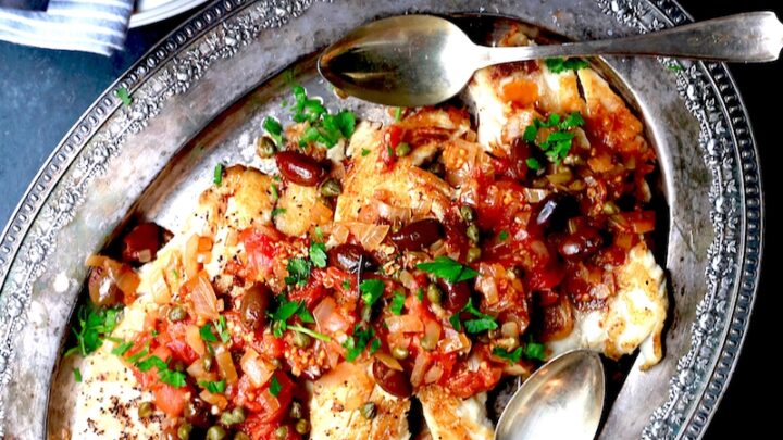 Greek Snapper can be made in less than 25 minutes. It's full of crazy amazing flavor!!