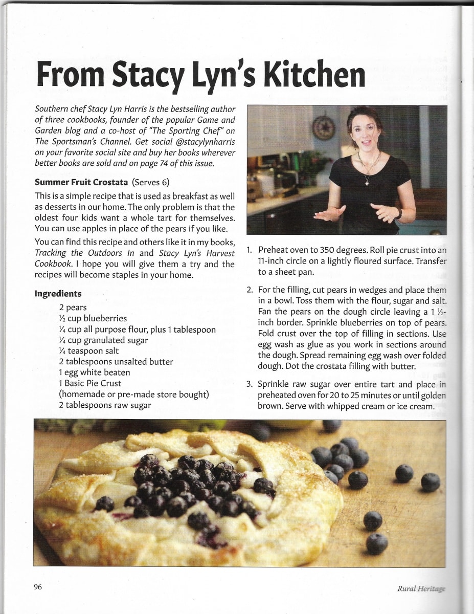 Featured Recipe in Rural Heritage