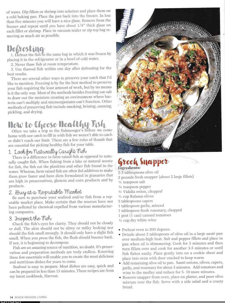 Fresh Fish How-To's from Lake/Ocean to Table