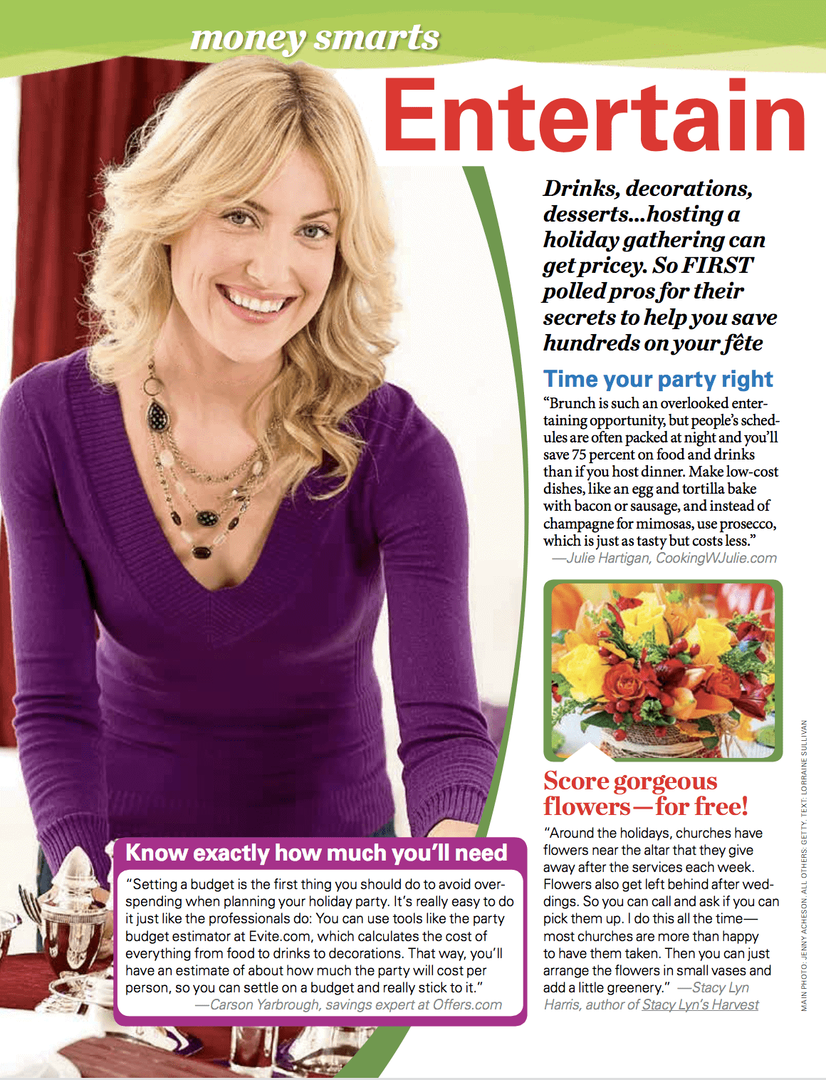 Stacy Lyn Harris gives tips for decorating during the holidays that save time and money. 