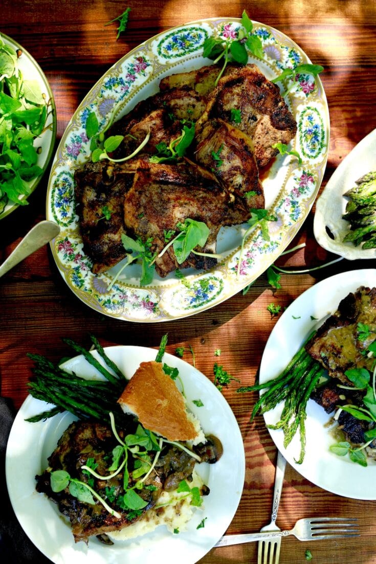 one skillet tender and juicy pork chops