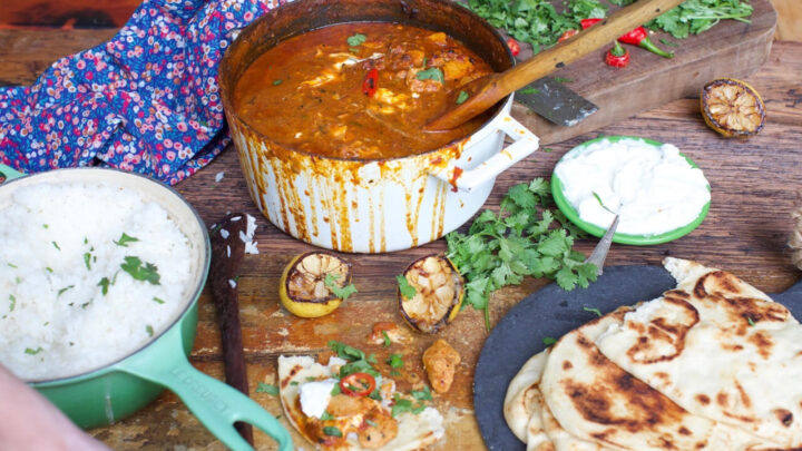 southern twist on classic tikka masala with venison and turkey