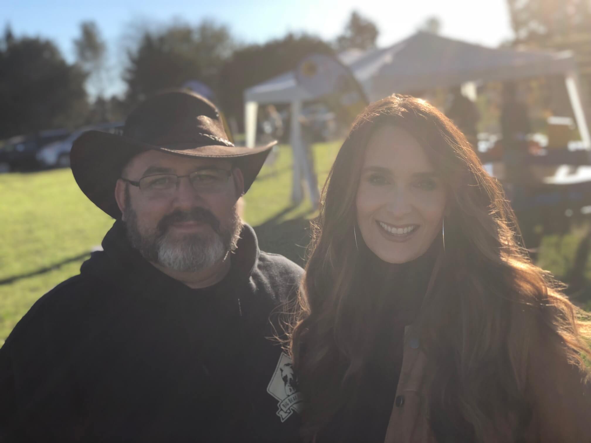 Stacy Lyn Harris with Jason Rehr of Big Bear Homestead