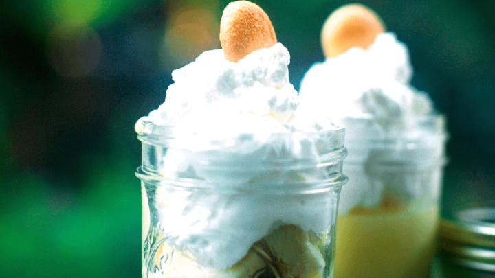 Stacy Lyn's banana pudding in mason jars