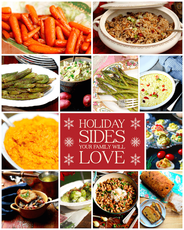 Holiday Sides list, recipes by Stacy Lyn Harris