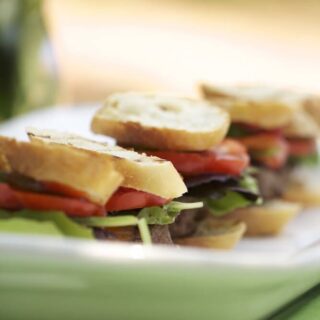 Venison Burger Sliders. An easy way to use up your venison stockpile to make a gameday snack that's perfect for the Super Bowl