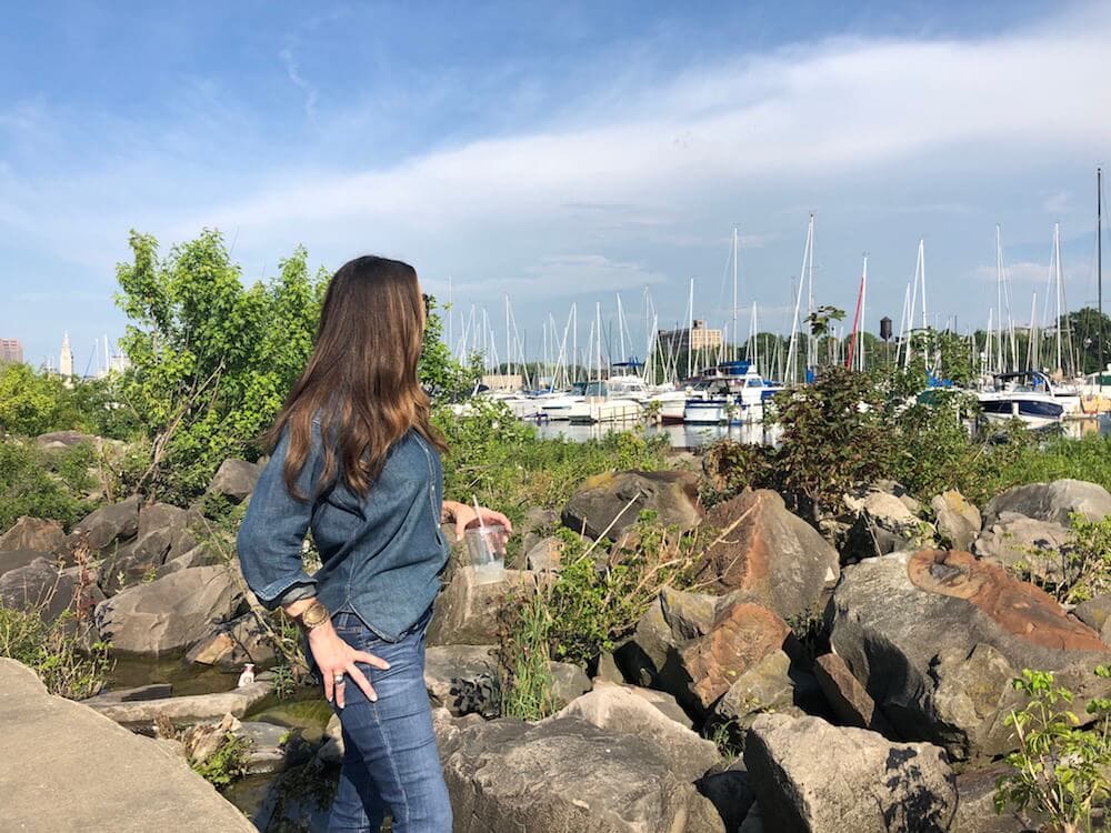 Stacy Lyn Harris in Kidrin Ohio at the 2019 Country Living Workshop event hosted by Lehman's Hardware