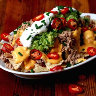 Slow Cooker Pheasant Nachos, recipe by Stacy Lyn Harris from her Harvest Cookbook