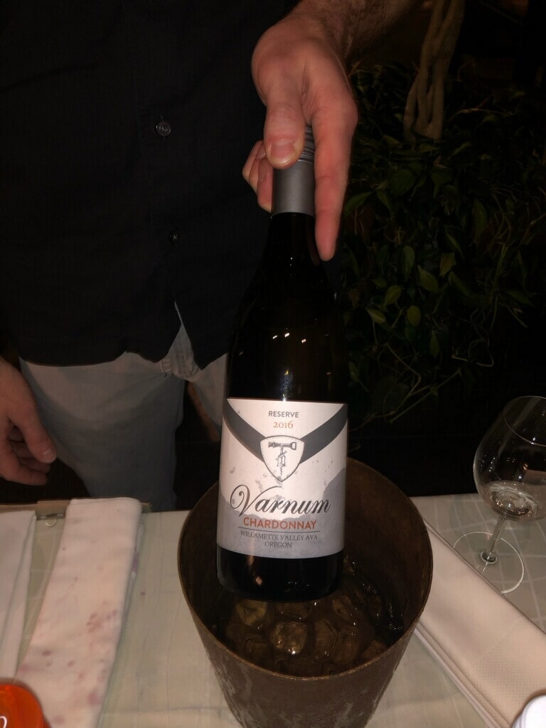 Chardonnay from Varnum Vintners Oregon Wine Country