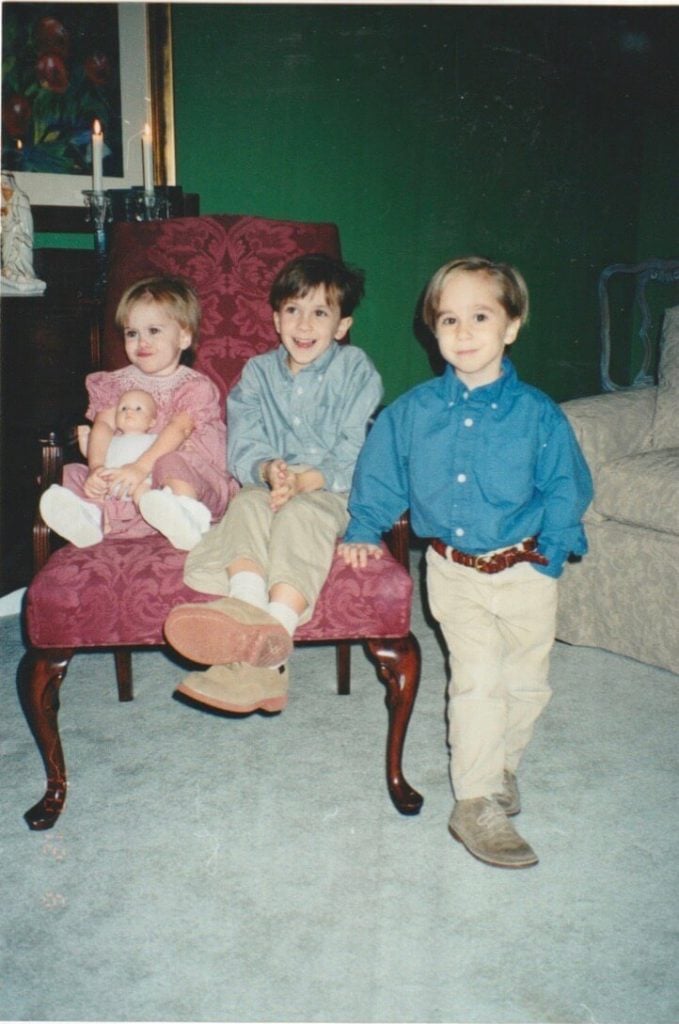 Scrapbook photos of Stacy Lyn Harris children