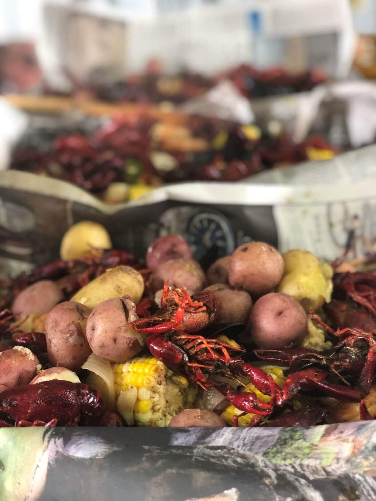 Stacy Lyn Harris family crab boil