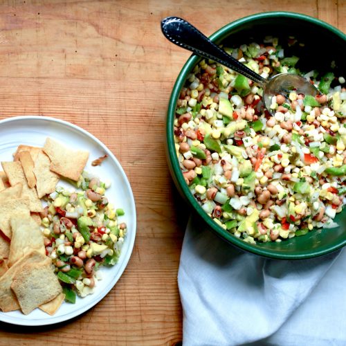 Black-Eyed Pea, Corn, and Avocado Chutney