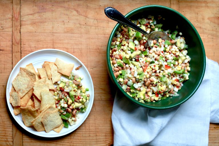 Black-Eyed Pea, Corn, and Avocado Chutney