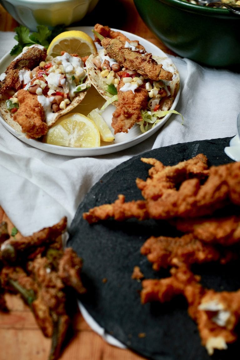 creole fried catfish tacos recipe