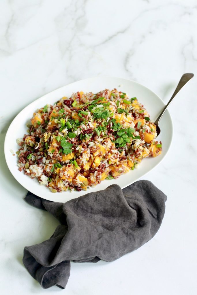 Love using a "Chewy" rice with a delicate rice in salads!