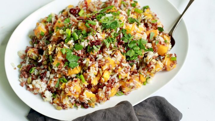 Love using a "Chewy" rice with a delicate rice in salads!