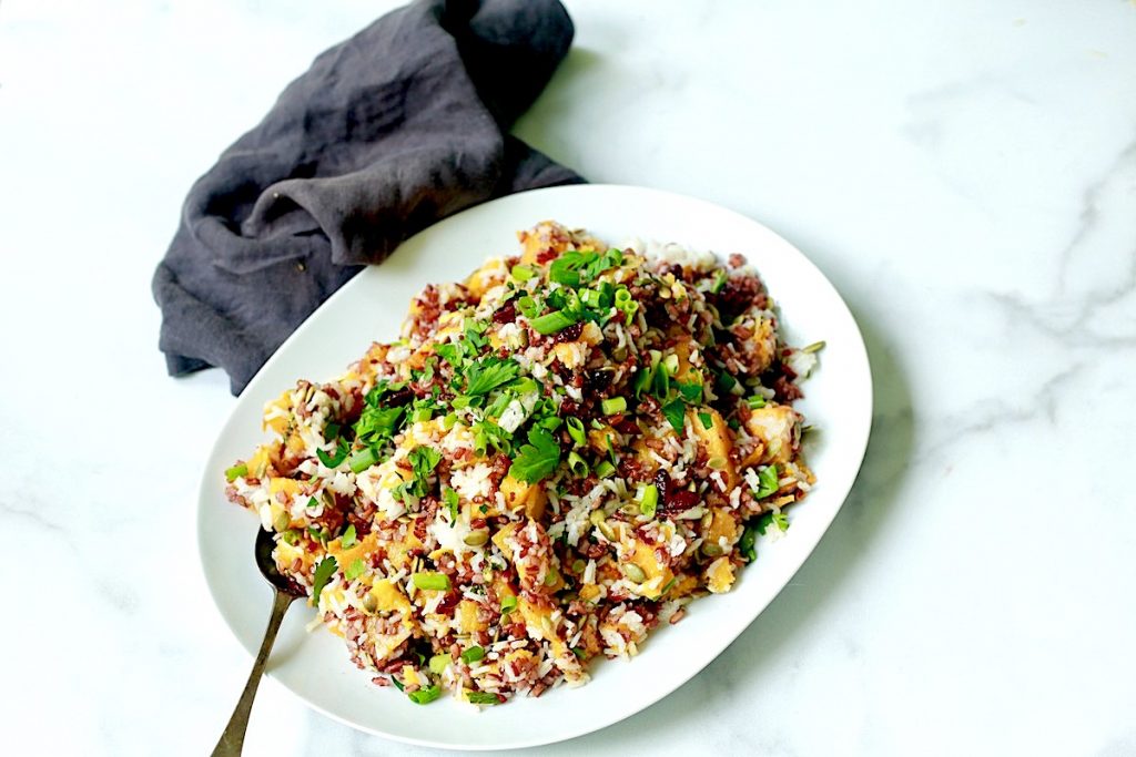 Wild Rice and Butternut Squash Salad
